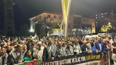 Bingöl’de İsrail’in Sumud Filosu’na müdahalesi protesto edildi