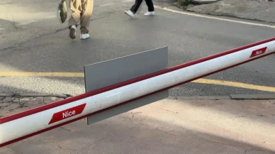 Samsun'da bariyer kadının kafasına çarptı hastaneye kaldırıldı