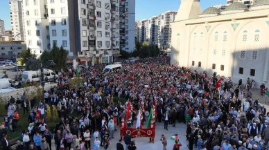 Gaziantep'te binlerce kişi Filistin'e destek için yürüyüş düzenledi