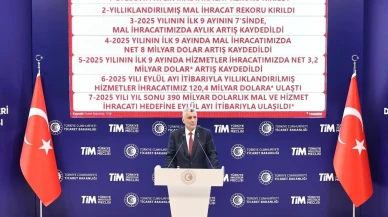 Ticaret Bakanı Ömer Bolat eylülde ihracat rekoru açıkladı