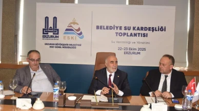 Erzurum'da belediye su kardeşliği toplantısı düzenlendi