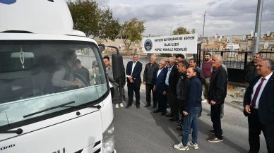 Büyükkılıç Talas’ta kırsal mahallelerde yatırımları inceledi