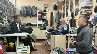 Kaymakam Enis Aslantatar Sarıkamış esnafı ile sorunları çözüyor