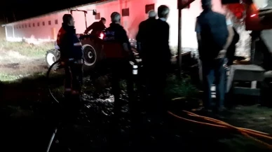 Mudurnu’da tavuk çiftliğinde çıkan yangın hızla söndürüldü