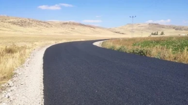 Patnos'ta Konakbey-Uzunca köy yolu asfalt çalışması tamamlandı