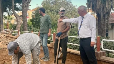 Sultanhisar Belediye Başkanı Osman Yıldırımkaya yol çalışmalarını inceledi