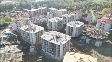 Samsun Çarşamba’da 615 dairelik proje kaba inşaatta yüzde 50’ye ulaştı