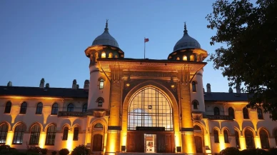 Tarihi Karaağaç Gar Binası Trakya Üniversitesi aydınlatma çalışmasıyla büyüledi