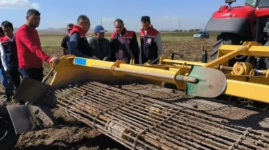 Bayburt’ta patates hasadı başladı üreticiler yoğun mesaide