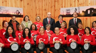 Düzce Belediyesi'nin kadın ritim grubu son provasını tamamladı