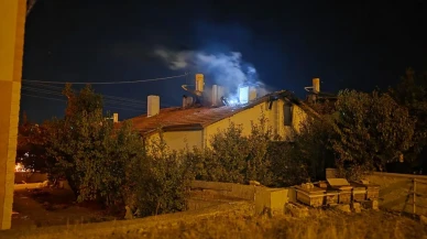 Ankara Elmadağ’da elektrik kısa devresiyle çıkan yangında iki kişi dumandan etkilendi