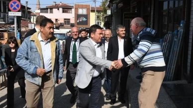 Osmangazi Belediye Başkanı Erkan Aydın Tahtakale Köylü Pazarını yenileme sözü verdi