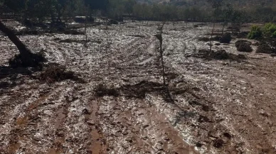 Adıyaman'ın Besni ilçesinde şiddetli yağışlar tarım arazilerini sular altında bıraktı