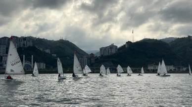 Trabzon’da Cumhuriyet Bayramı Yelken Yarışları büyük coşkuyla düzenlendi