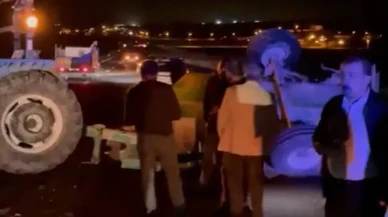 Siirt’te hafif ticari araç ile traktör çarpıştı 2 yaralı