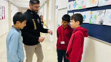 Kütahya İl Emniyet Müdürlüğü SİBERAY ekibi okullarda siber güvenlik eğitimi verdi