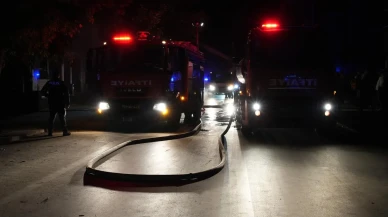 Edirne'de pastanede çıkan yangın mahalle sakinlerini panikletti