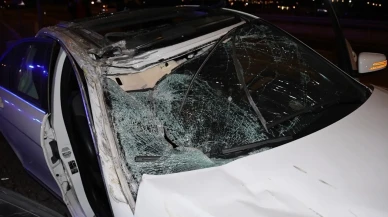 Aday sürücü Emirhan B. Aksaray'da tıra arkadan çarptı ehliyeti iptal edildi