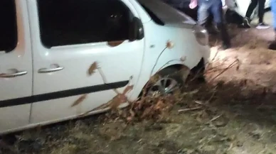 Şırnak’ta iki araç tarlaya uçtu sürücüler yara almadan kurtuldu