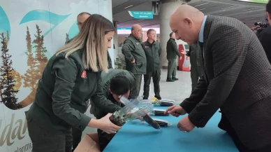 Tarım ve Orman Bakanlığı ile Ulaştırma Bakanlığı YHT yolcuları için fidan