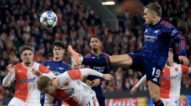 Arsenal şampiyonlar liginde slavia prag'ı 3-0 mağlup etti