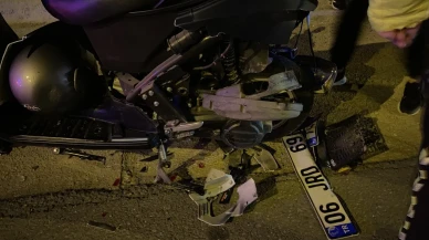 Bursa'nın Mudanya ilçesinde alkollü sürücü motosiklete çarpıp kaçtı