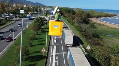 Ordu-Samsun hattında 2 bin 700 noktaya aydınlatma ve bakım çalışması yapıldı