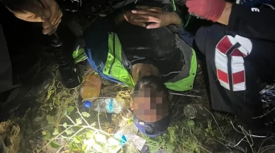 Antalya'da falezlerden düşen kişi AFAD ve itfaiye ekipleri tarafından kurtarıldı