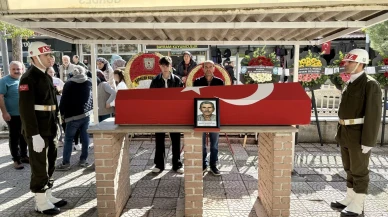 Manisa'da Kıbrıs Gazisi Hasan Hüseyin Çin son yolculuğuna askeri törenle uğurlandı