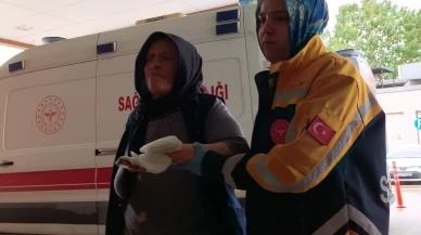 Bursa'nın İnegöl ilçesinde merdaneli ütüye elleri sıkışan kadın yaralandı