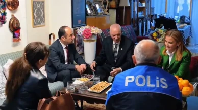 Eskişehir'de Emniyet Müdürü Yılmaz emekli öğretmeni ziyaret etti