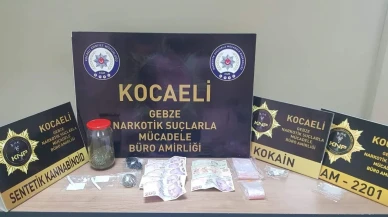Kocaeli'de uyuşturucu operasyonlarında 75 şüpheli yakalandı ve çok sayıda madde ele geçirildi