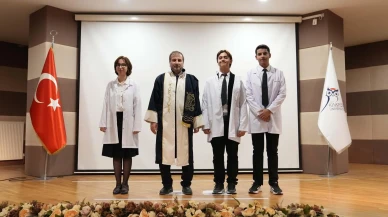 Karabük Üniversitesi'nde tıp fakültesi öğrencileri beyaz önlük giyme töreni düzenlendi