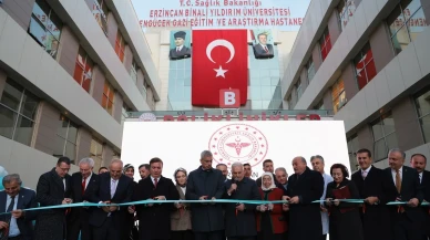 Erzincan'da Mengücek Gazi Eğitim ve Araştırma Hastanesi törenle hizmete açıldı