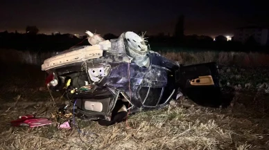 Erzincan’da BMW'nin takla atması sonucu 2 kişi yaralandı