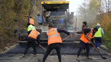 Sinop'ta kırsal bölgelere 387 kilometrelik asfalt çalışması tamamlandı
