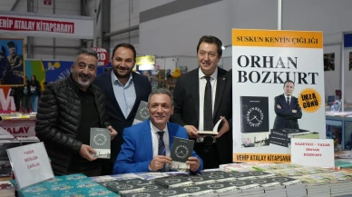 Orhan Bozkurt "Suskun Kentin Çığlığı" ile Erzurum Kitap Fuarı’nda okurlarla buluştu
