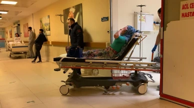 Bursa'da lastiği patlayan otomobil şarampole yuvarlandı ve sürücü yaralandı