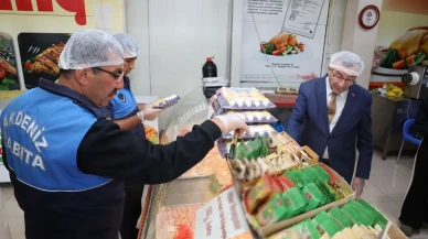 Mersin'de yemek imalatı yapan işletmeler zabıta ekiplerince denetlendi