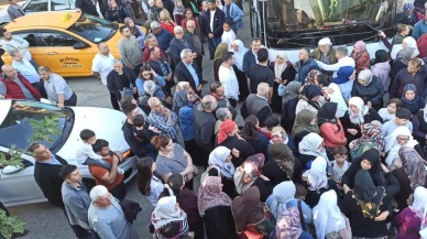 Köşk’te umre yolcuları Diyanet İşleri Başkanlığı organizasyonuyla dualarla uğurlandı