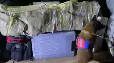 Osmaniye'de yolcu otobüsünde bal kabağına gizlenmiş 706 gram skunk ele geçirildi