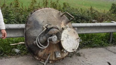 Sakarya'nın Hendek ilçesinde şerit çizme makinesi kazanı patladı 2 işçi yaralandı