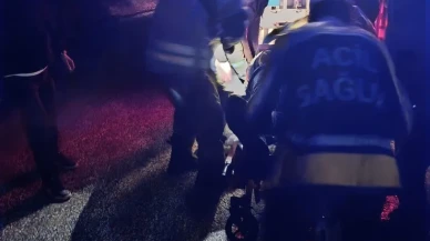 Tokat'ta alkollü sürücünün kullandığı araç şarampole yuvarlandı