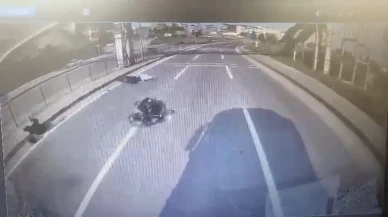 Karabük’te akaryakıt tankeri manevra yaparken iki motosikletle çarpıştı, iki sürücü yaralandı