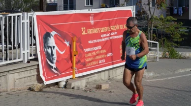 Muğla'da Atatürk’e Saygı Gençlik Koşusu’nun 32’ncisi düzenlendi