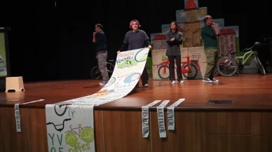 Kocaeli'de "İki Teker Bir Rüya" oyunuyla bisiklet kullanım bilinci yaygınlaştırılıyor