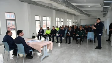 İnönü'de kış öncesi alınacak tedbirler belediye ve muhtarlarla görüşüldü