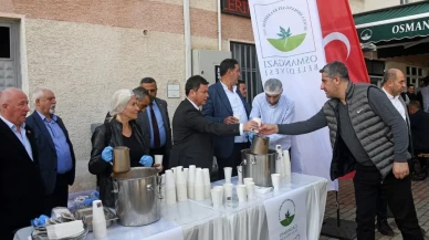 osmangazi belediye başkanı Erkan Aydın Çağlayan Mahallesi'nde vatandaşlarla buluşup çorba ikram etti