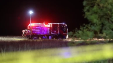 Gürcistan İçişleri Bakanı Geladze askeri kargo uçağının düştüğü bölgede inceleme yaptı