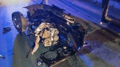 Çorum'da takla atan otomobil hurdaya döndü, 1 kişi yaralandı